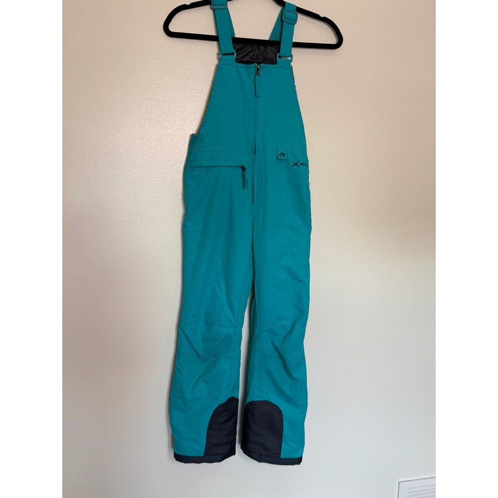 Arctix Kids Teal Blue Insulated Snow Bib Overalls Size Small 5K Ski Pants